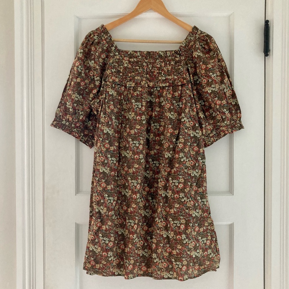 Patricia Liberty Floral Puff Sleeve Dress